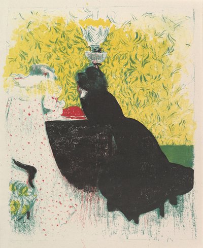 Le due sorellastre, dalla serie Paesaggi e Interni, 1899 da Edouard Vuillard